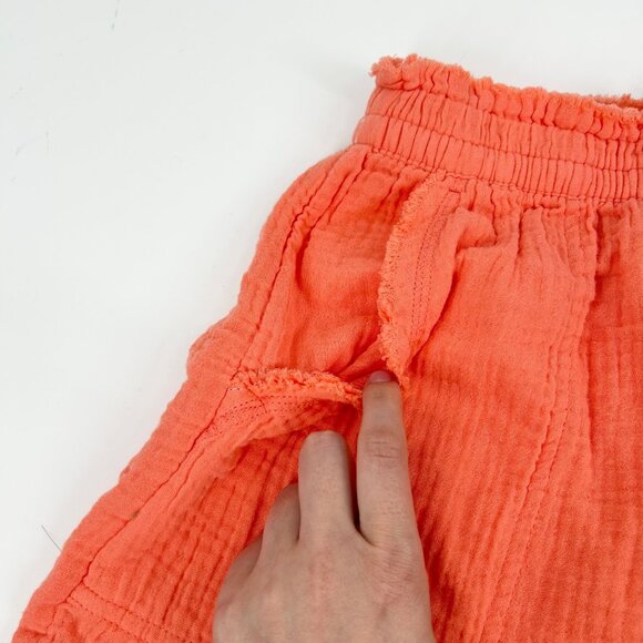 NWT Aerie Gauzy Pool-To-Party Shorts in Saturn Peach - Picture 3 of 5